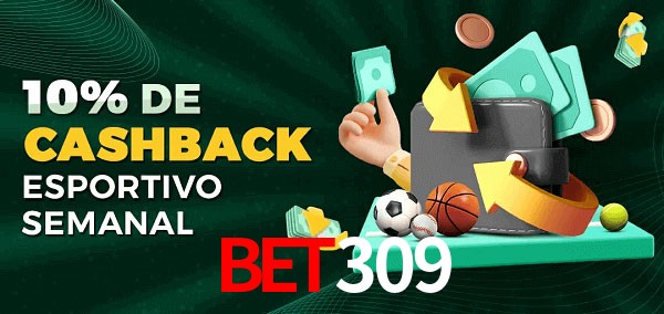 10% de bônus de cashback na bet309